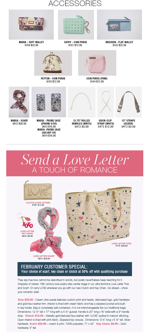 Miche February 2015 & Spring 2015 New Releases
